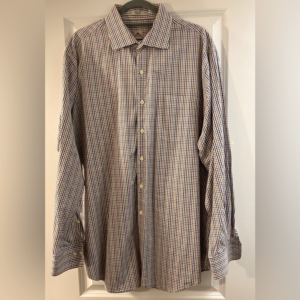Peter Millar Crown Finish Dress Shirt Button Down - Sz XL - Like New Condition